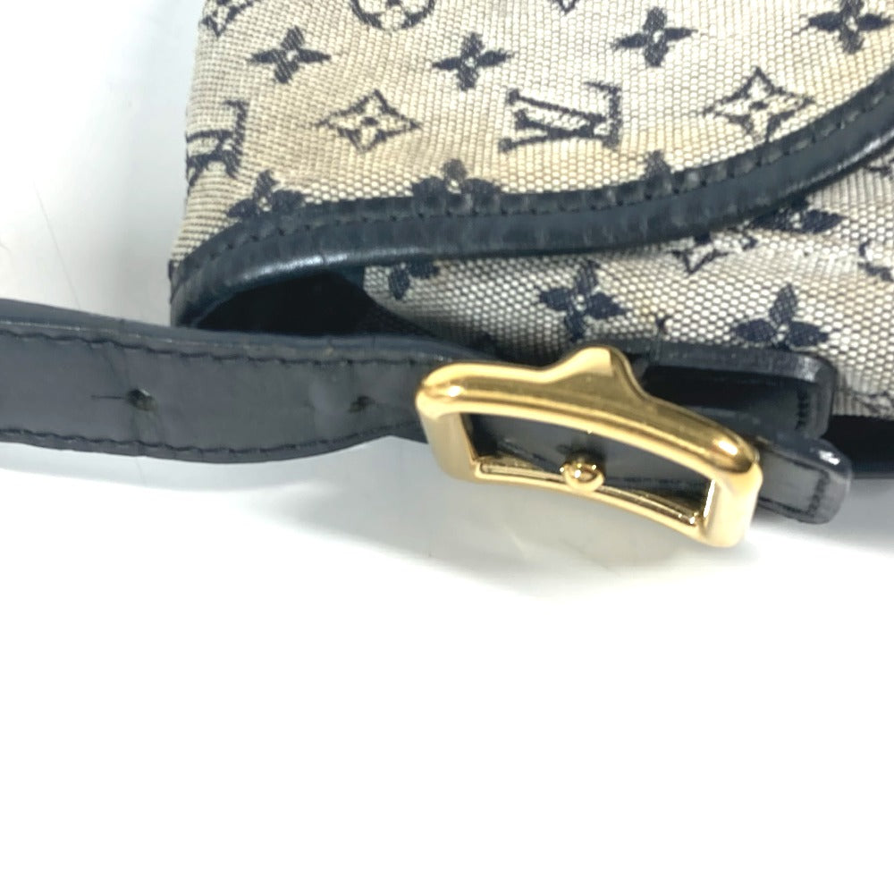 LOUIS VUITTON Shoulder Bag M92670 Monogram mini canvas Navy Monogram mini Belanger Women Used Authentic