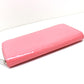 LOUIS VUITTON Long Wallet Purse M61562 Monogram Vernis pink Monogram Vernis Zippy wallet Women Used Authentic