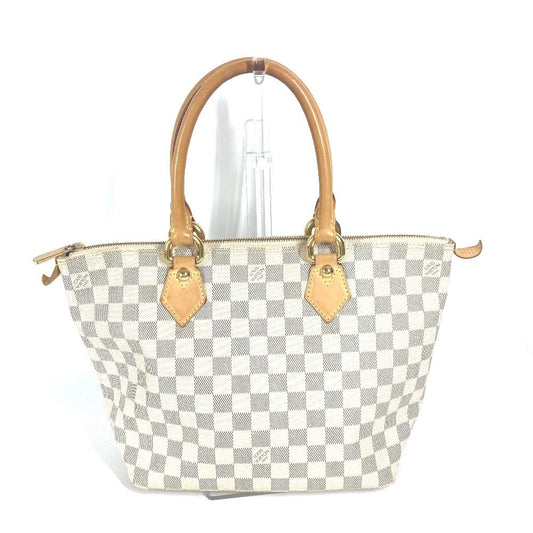 LOUIS VUITTON Tote Bag N44039 Damier Azur Canvas white Damier Azur Jena PM Women Used Authentic
