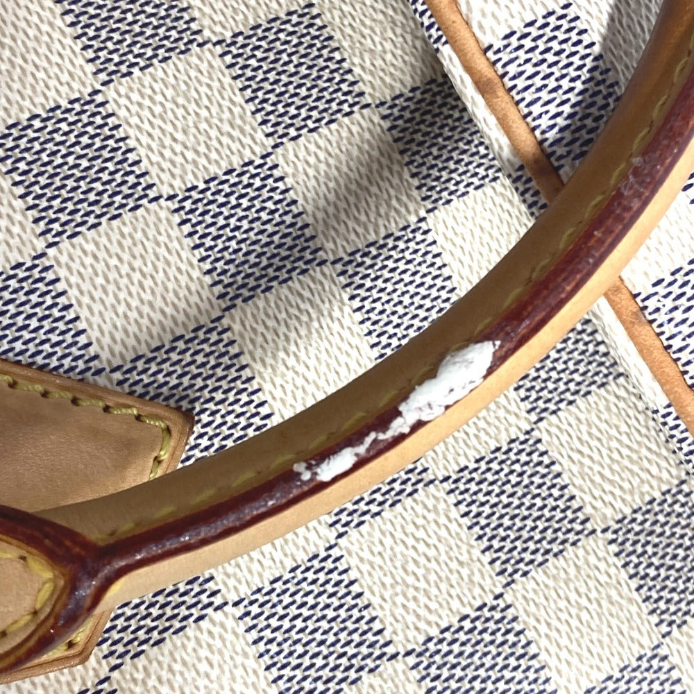 LOUIS VUITTON Tote Bag N44039 Damier Azur Canvas white Damier Azur Jena PM Women Used Authentic