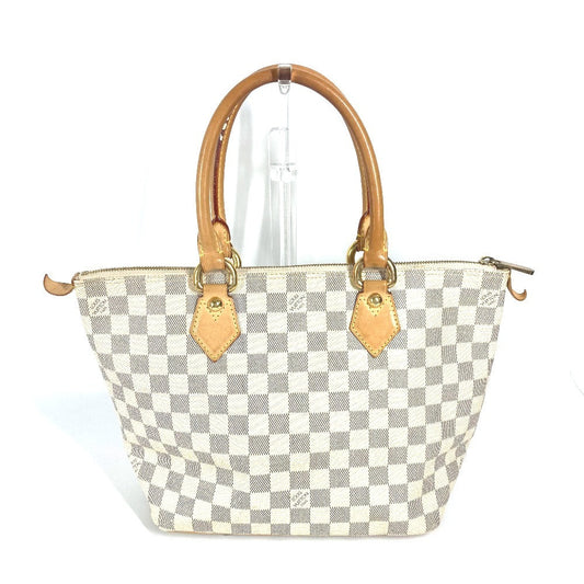 LOUIS VUITTON Tote Bag N44039 Damier Azur Canvas white Damier Azur Jena PM Women Used Authentic