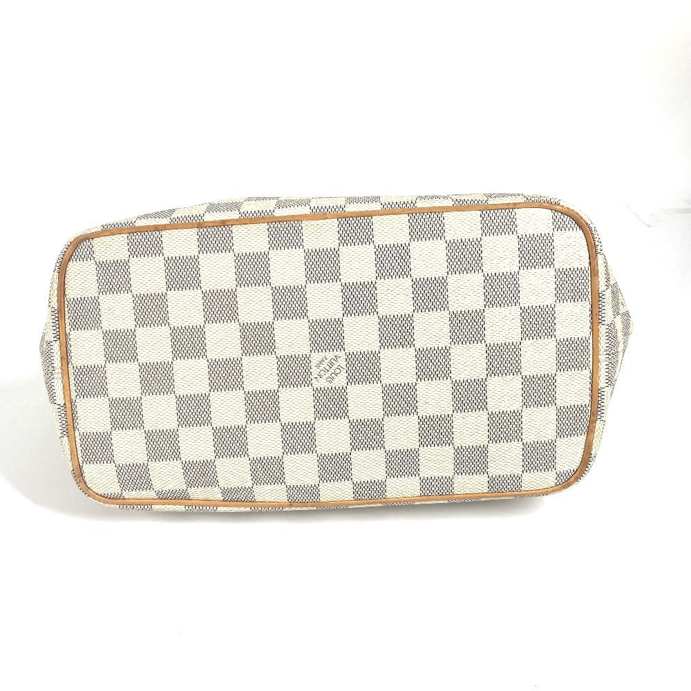 LOUIS VUITTON Tote Bag N44039 Damier Azur Canvas white Damier Azur Jena PM Women Used Authentic
