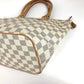 LOUIS VUITTON Tote Bag N44039 Damier Azur Canvas white Damier Azur Jena PM Women Used Authentic
