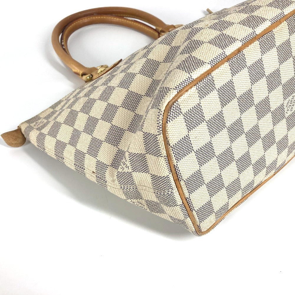 LOUIS VUITTON Tote Bag N44039 Damier Azur Canvas white Damier Azur Jena PM Women Used Authentic