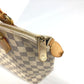 LOUIS VUITTON Tote Bag N44039 Damier Azur Canvas white Damier Azur Jena PM Women Used Authentic