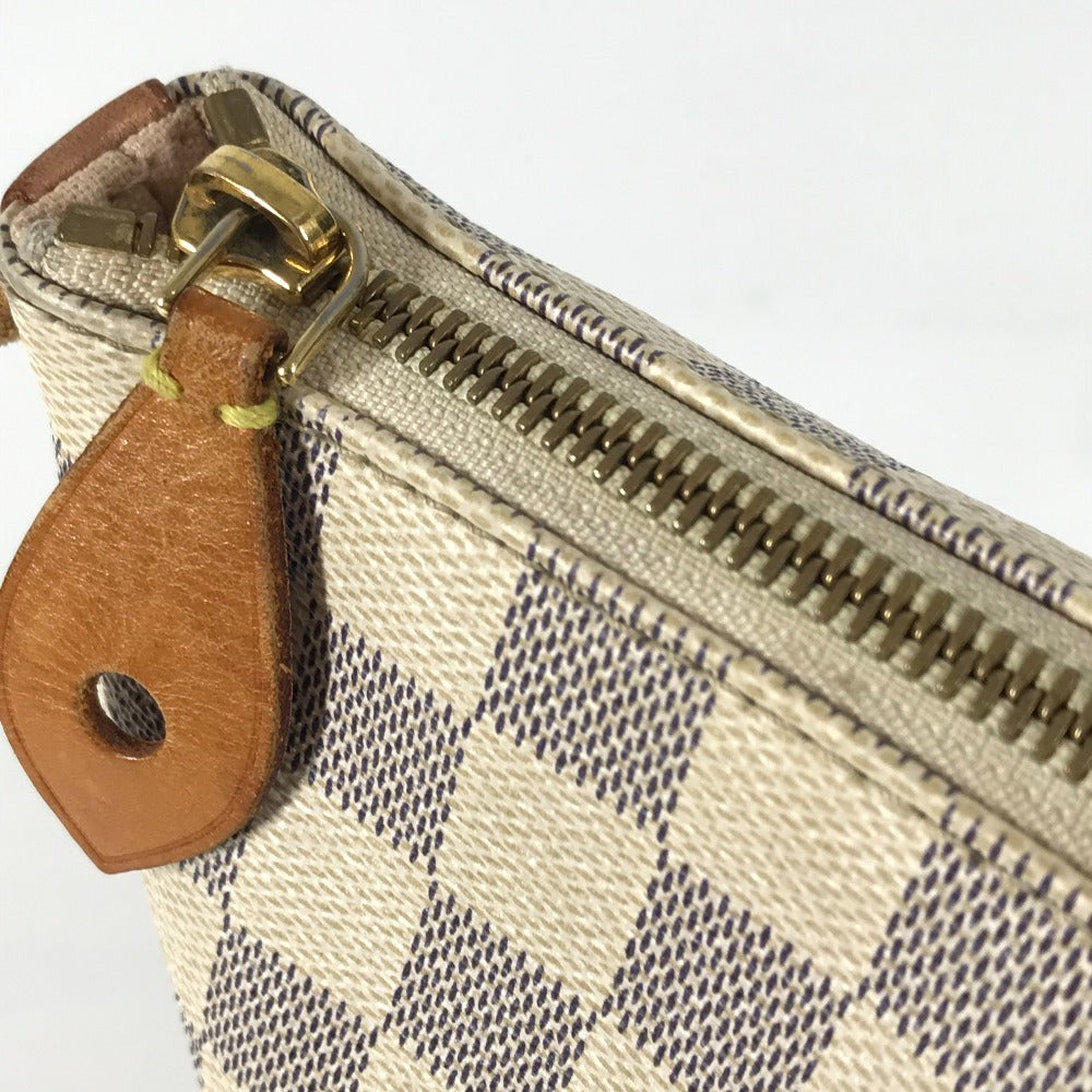 LOUIS VUITTON Shoulder Bag N44039 Damier Azur Canvas white Damier Azur Jena PM Women Used Authentic