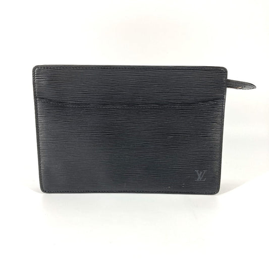 LOUIS VUITTON business bag M52522 Epi Leather black Epi Pochette homme mens Secondhand Authentic