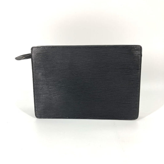 LOUIS VUITTON business bag M52522 Epi Leather black Epi Pochette homme mens Secondhand Authentic