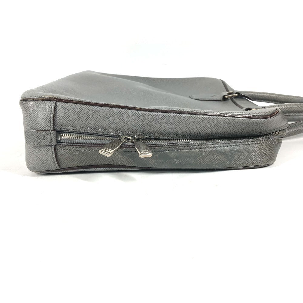 LOUIS VUITTON Business bag M32782 Taiga Leather gray Taiga Neo Igor mens Used Authentic