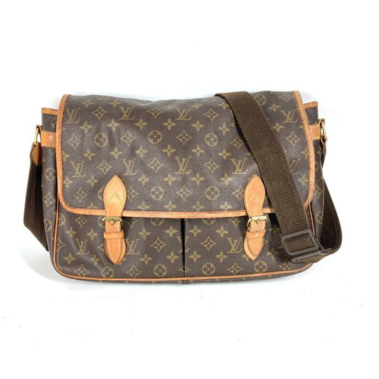LOUIS VUITTON Shoulder Bag M42246 Monogram canvas Brown Monogram Giveshier GM unisex(Unisex) Used Authentic