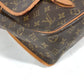LOUIS VUITTON Shoulder Bag M42246 Monogram canvas Brown Monogram Giveshier GM unisex(Unisex) Used Authentic