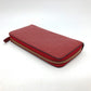 LOUIS VUITTON Long Wallet Purse M61865 Monogram Ann Platt Leather Red Monogram Ann Platt Zippy wallet unisex(Unisex) Used Authentic