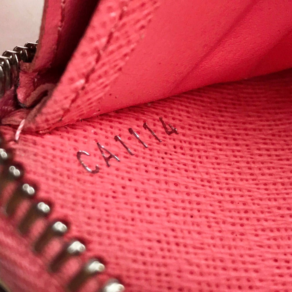 LOUIS VUITTON Long Wallet Purse M60663 Epi Leather Pink type Epi Zippy wallet Women Used Authentic