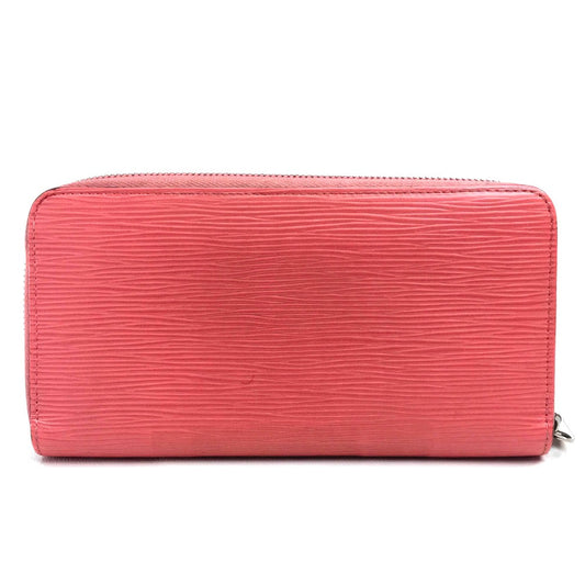 LOUIS VUITTON Long Wallet Purse M60663 Epi Leather Pink type Epi Zippy wallet Women Used Authentic
