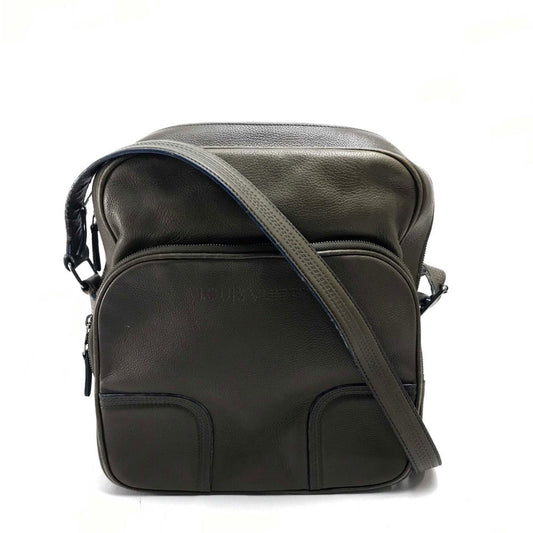 LOUIS VUITTON Shoulder Bag M95781 leather khaki Men's bag mens Used Authentic