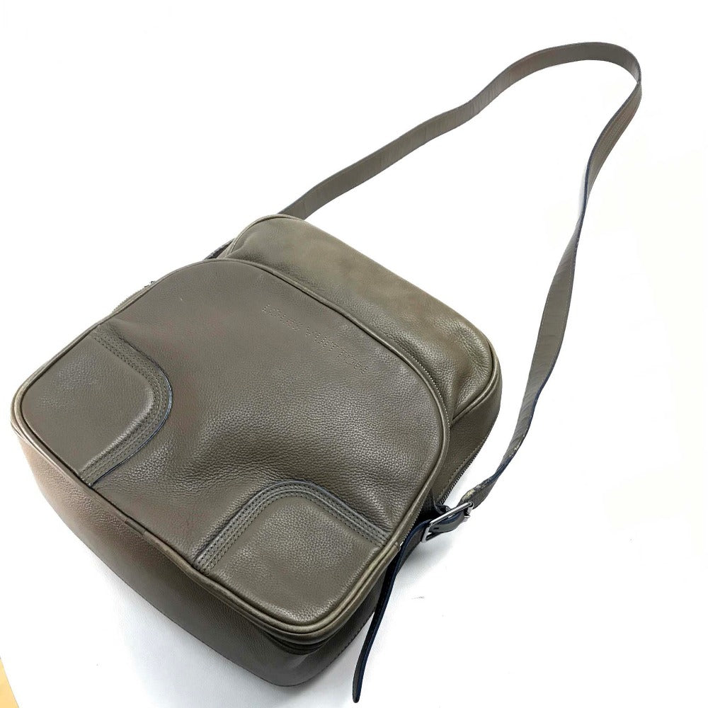 LOUIS VUITTON Shoulder Bag M95781 leather khaki Men's bag mens Used Authentic