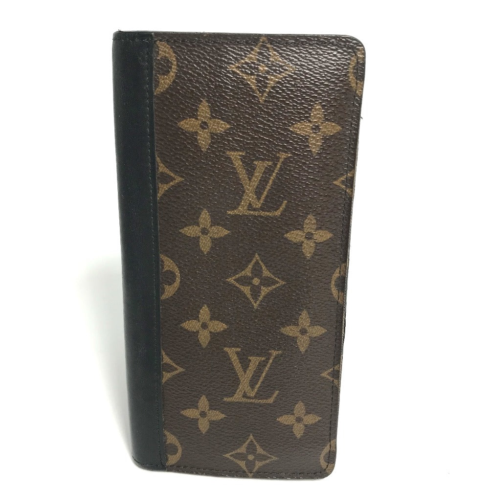 LOUIS VUITTON Long Wallet Purse M93800 Monogram canvas Brown Monogram macacer Portefeuille Tanon mens Used Authentic