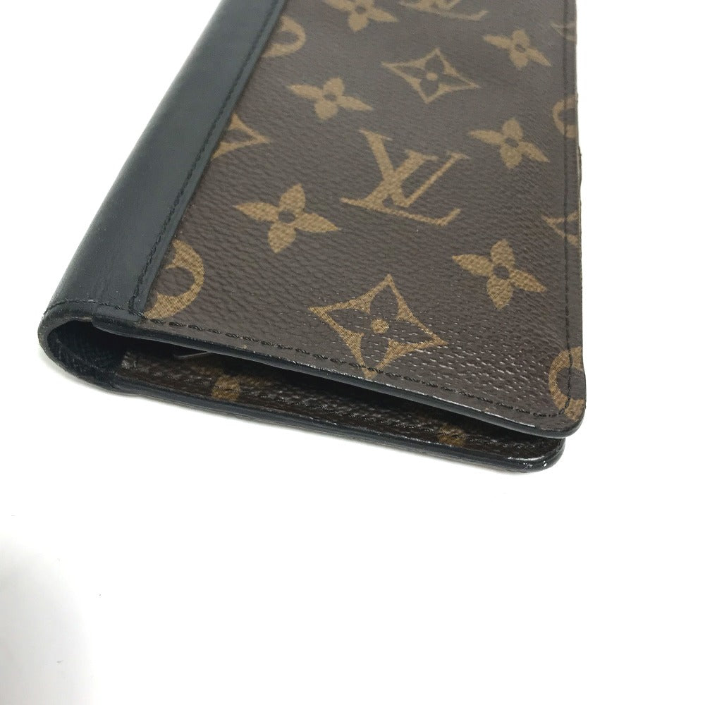 LOUIS VUITTON Long Wallet Purse M93800 Monogram canvas Brown Monogram macacer Portefeuille Tanon mens Used Authentic