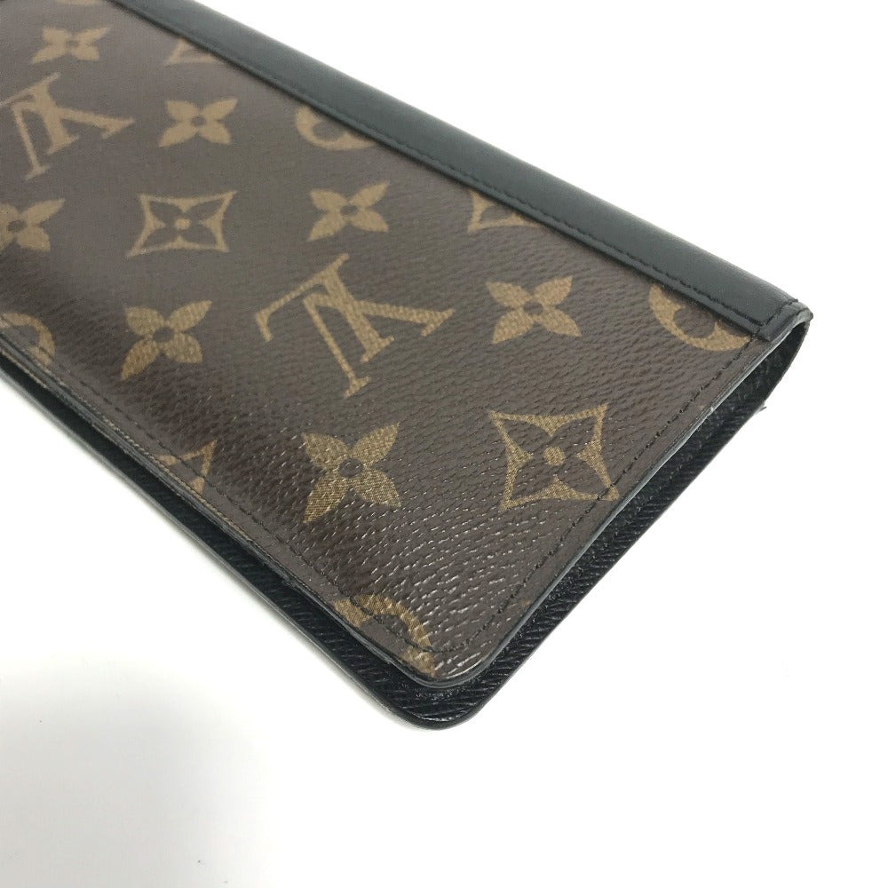 LOUIS VUITTON Long Wallet Purse M93800 Monogram canvas Brown Monogram macacer Portefeuille Tanon mens Used Authentic