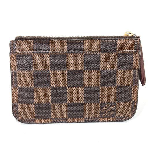 LOUIS VUITTON Coin case N63094 Damier canvas Brown Damier Pochette cree Women Used Authentic