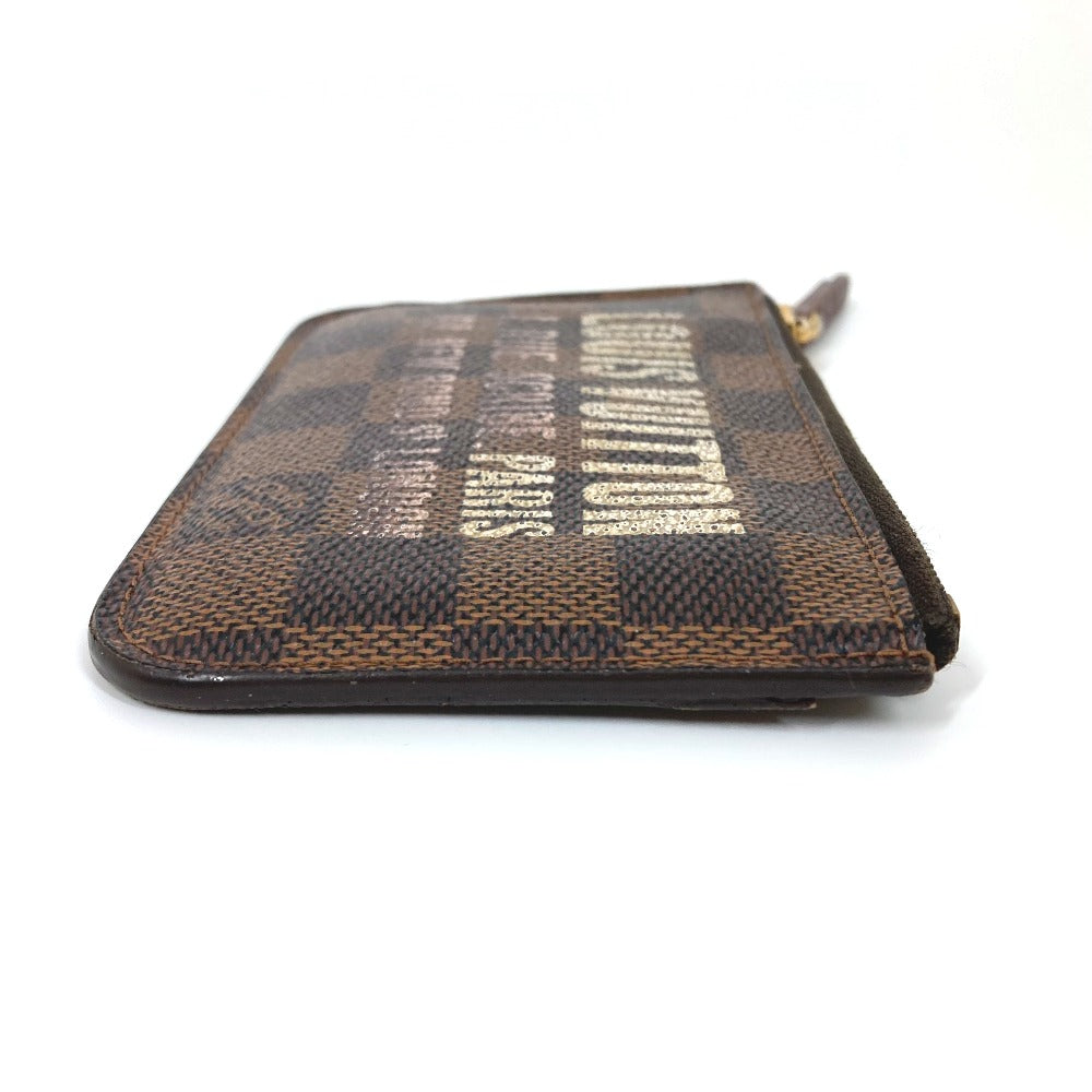 LOUIS VUITTON Coin case N63094 Damier canvas Brown Damier Pochette cree Women Used Authentic