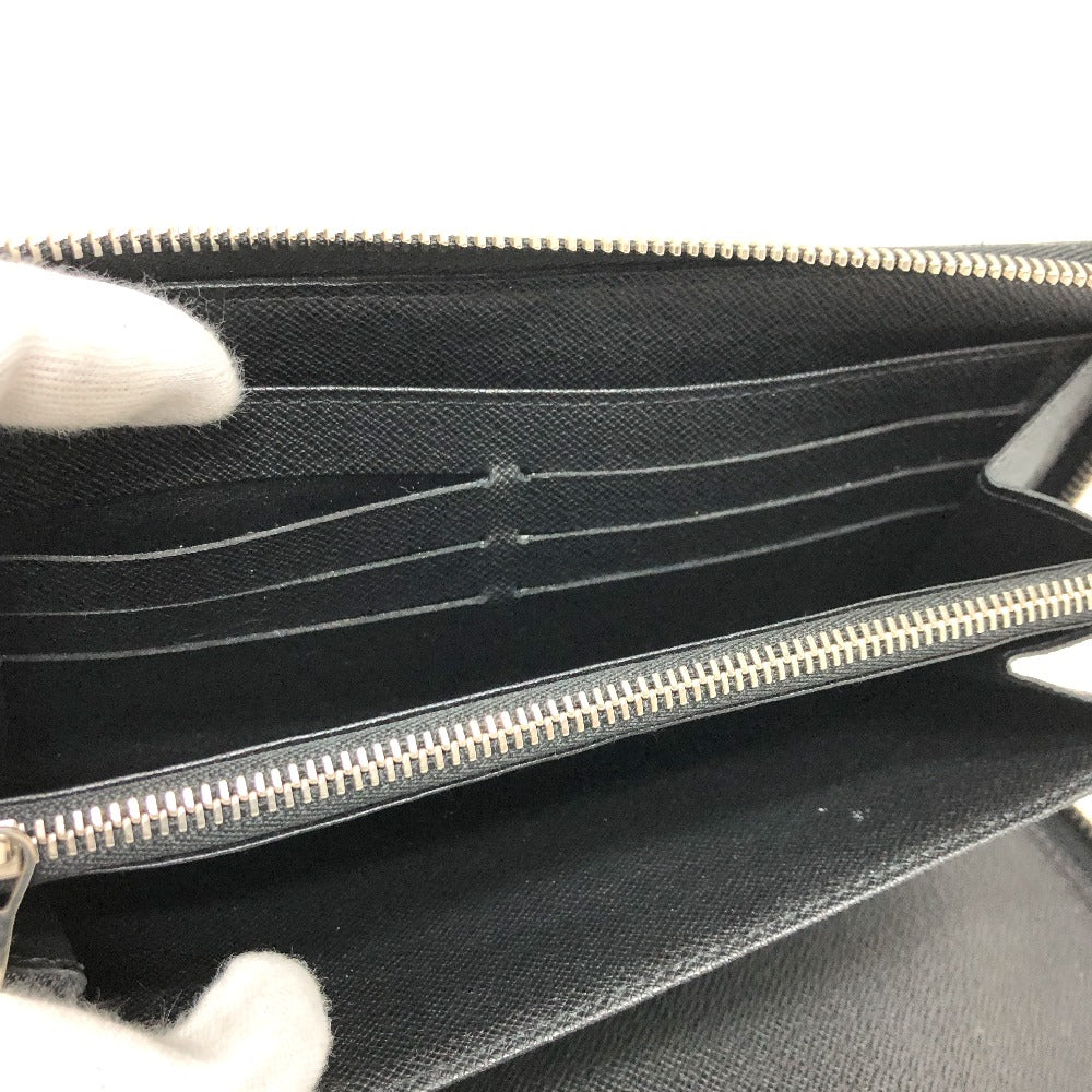 LOUIS VUITTON Long Wallet Purse ‚m61214  Damier Grafitto Canvas black Graphite Christopher nemes mens Used Authentic