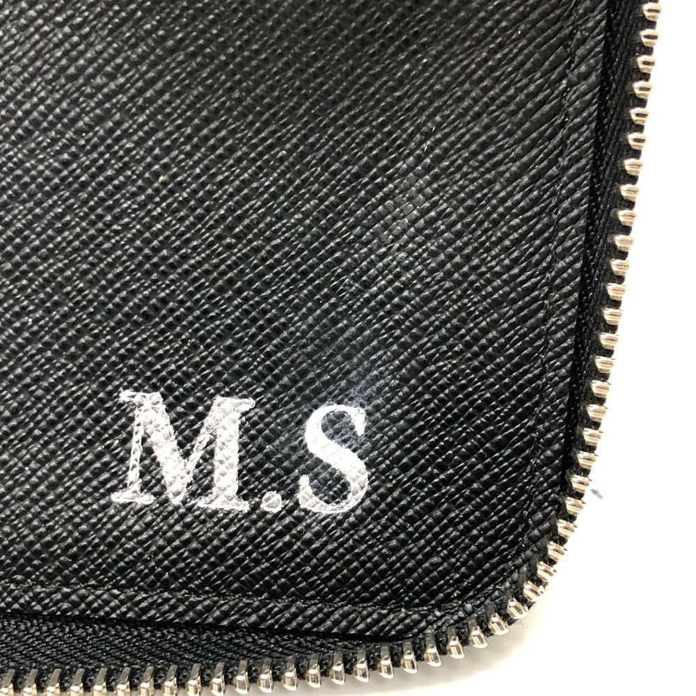 LOUIS VUITTON Long Wallet Purse ‚m61214  Damier Grafitto Canvas black Graphite Christopher nemes mens Used Authentic