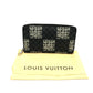 LOUIS VUITTON Long Wallet Purse ‚m61214  Damier Grafitto Canvas black Graphite Christopher nemes mens Used Authentic