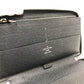 LOUIS VUITTON Long Wallet Purse ‚m61214  Damier Grafitto Canvas black Graphite Christopher nemes mens Used Authentic