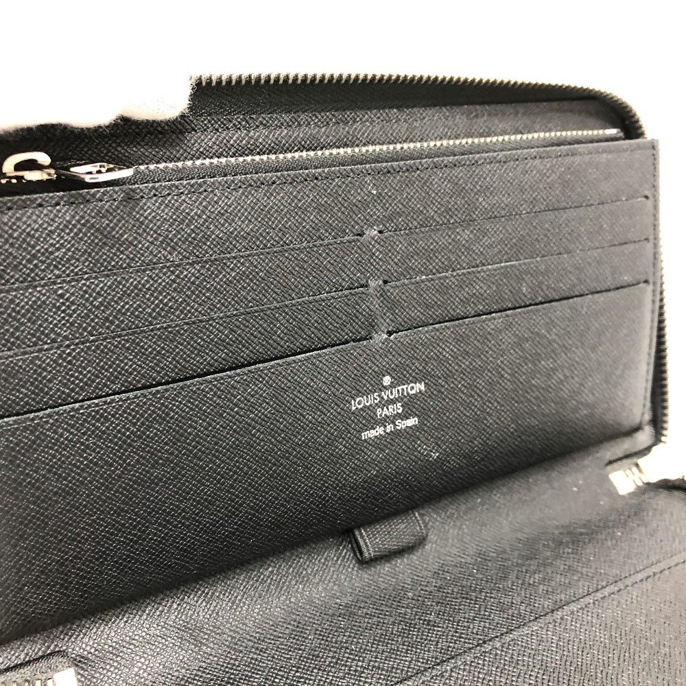 LOUIS VUITTON Long Wallet Purse ‚m61214  Damier Grafitto Canvas black Graphite Christopher nemes mens Used Authentic