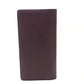 LOUIS VUITTON Long Wallet Purse Taurillon Clemence Leather Bordeauxtype Portefeuille Blaza mens Used Authentic