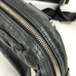 LOUIS VUITTON Sling bag M50445 leather gray V line Fast mens Used Authentic