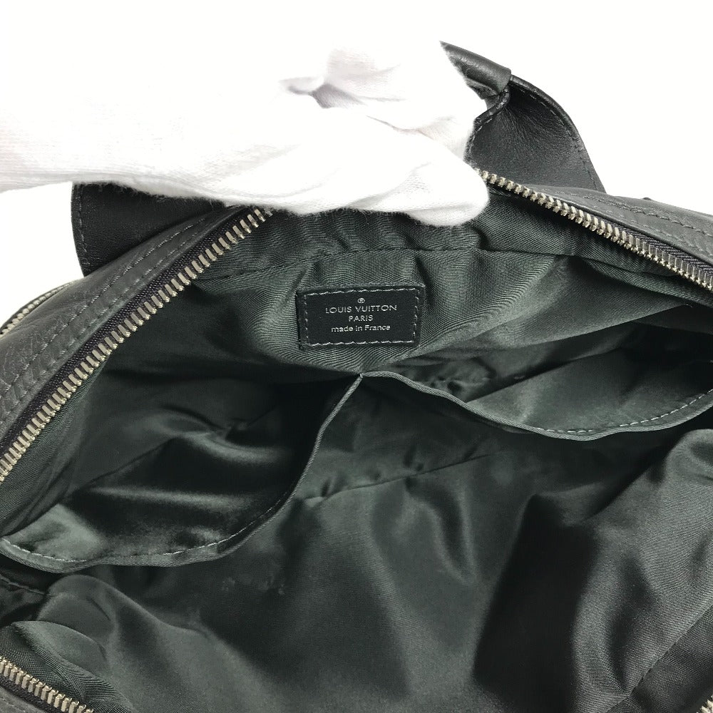 LOUIS VUITTON Sling bag M50445 leather gray V line Fast mens Used Authentic