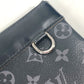 LOUIS VUITTON Clutch bag M62291 Monogram Eclipse Canvas black Monogram Eclipse Pochette Discovery unisex(Unisex) Used Authentic