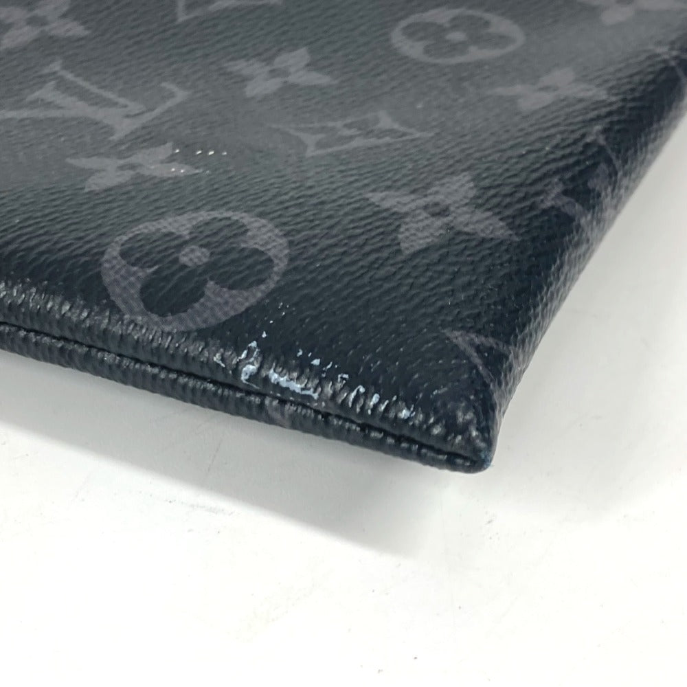 LOUIS VUITTON Clutch bag M62291 Monogram Eclipse Canvas black Monogram Eclipse Pochette Discovery unisex(Unisex) Used Authentic
