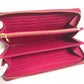 LOUIS VUITTON Long Wallet Purse M91597 Monogram Vernis pink Monogram Vernis Zippy wallet Women Used Authentic