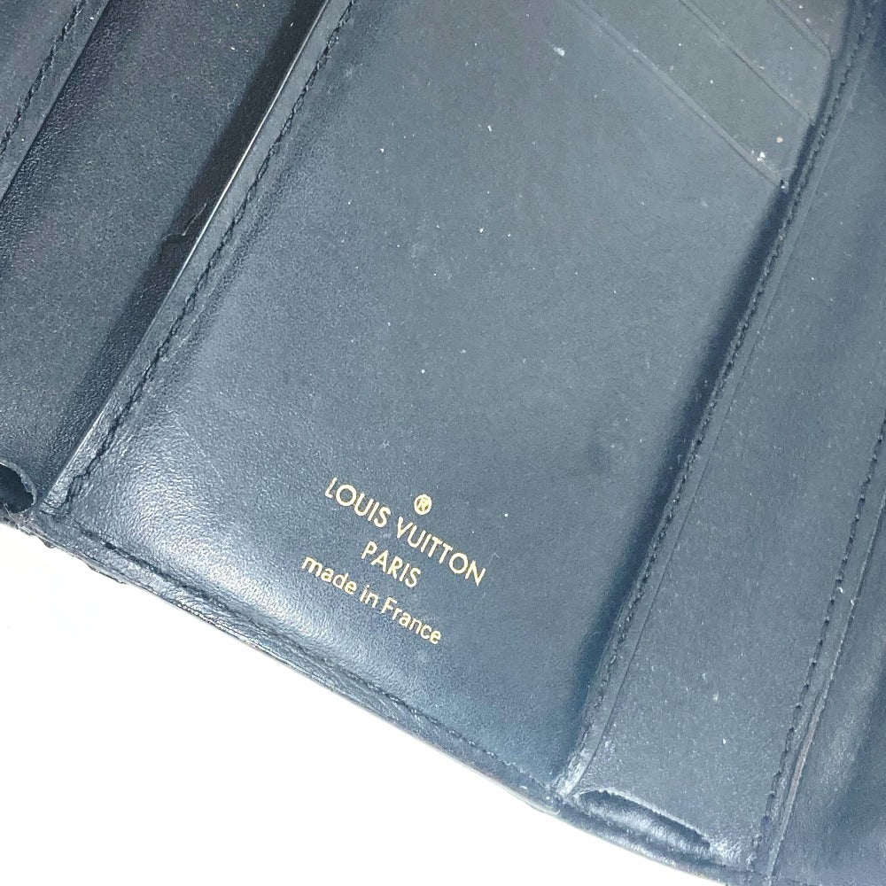 LOUIS VUITTON Trifold wallet M62578 Monogram canvas Brown Monogram Portefeuille Flower Compact Women Used Authentic