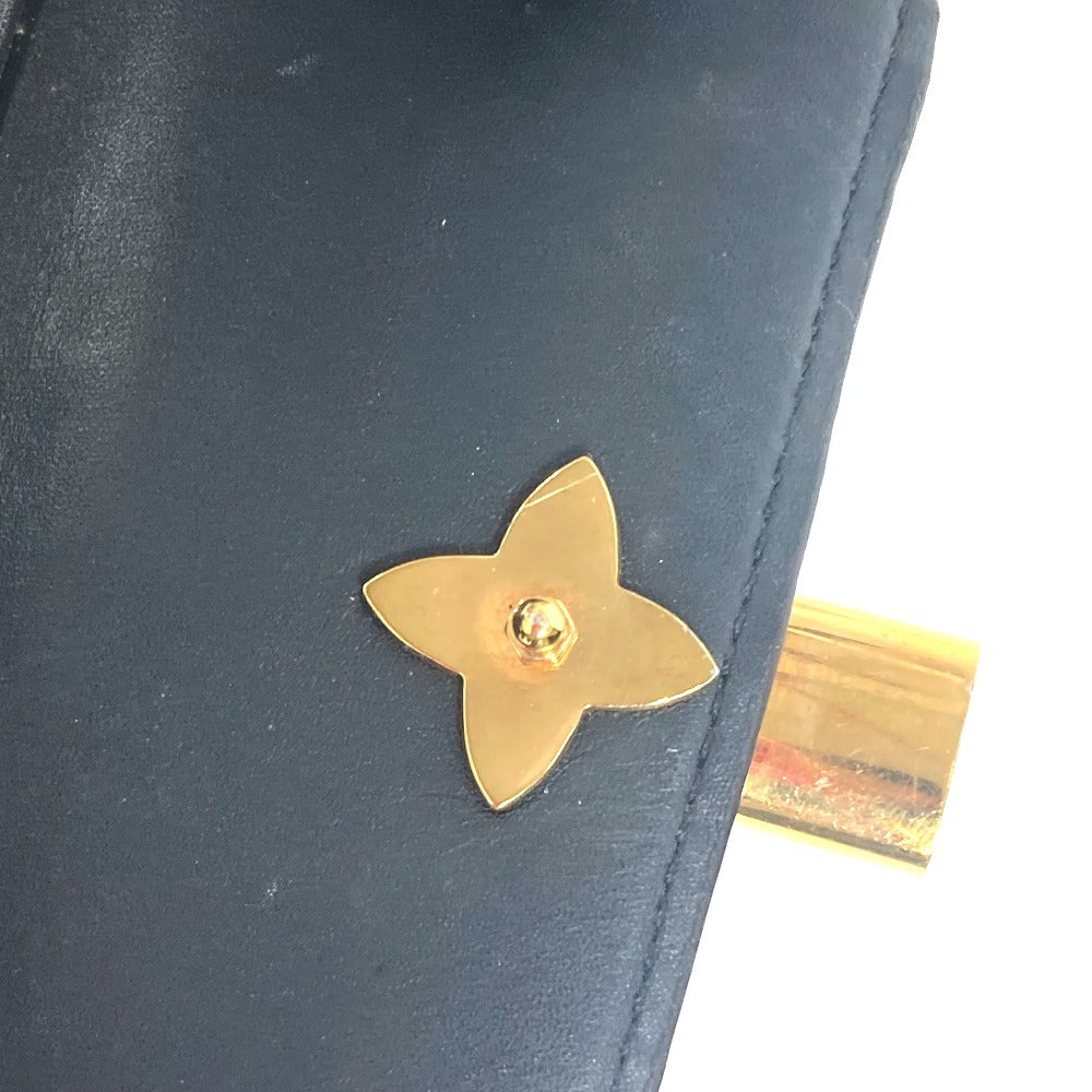 LOUIS VUITTON Trifold wallet M62578 Monogram canvas Brown Monogram Portefeuille Flower Compact Women Used Authentic
