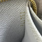 LOUIS VUITTON Coin case M63994 Epi Leather white epi love lock Zip around purse Women Used Authentic
