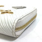 LOUIS VUITTON Coin case M63994 Epi Leather white epi love lock Zip around purse Women Used Authentic