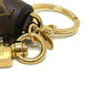 LOUIS VUITTON Bag charm MP1768 Monogram canvas Brown Tassel Keychain Women Used Authentic