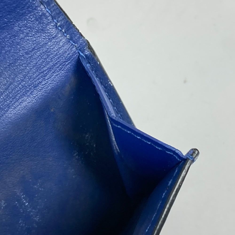 LOUIS VUITTON Trifold wallet M67620 Taiga Leather, Monogram Canvas blue Taigalama Discovery Compact Wallet mens Used Authentic