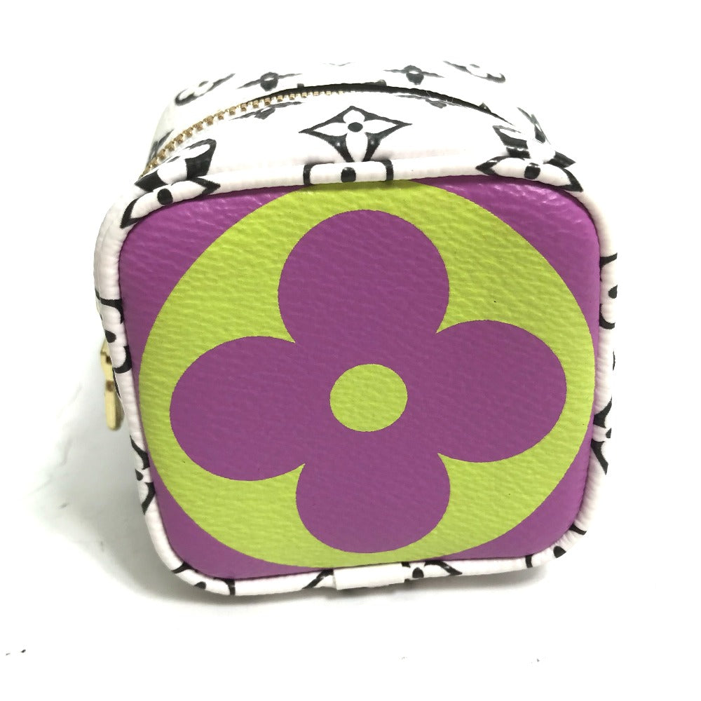 LOUIS VUITTON Pouch M67669 Canvas, Giant Monogram yellow Monogram Giant Portomonet Cube Women Used Authentic