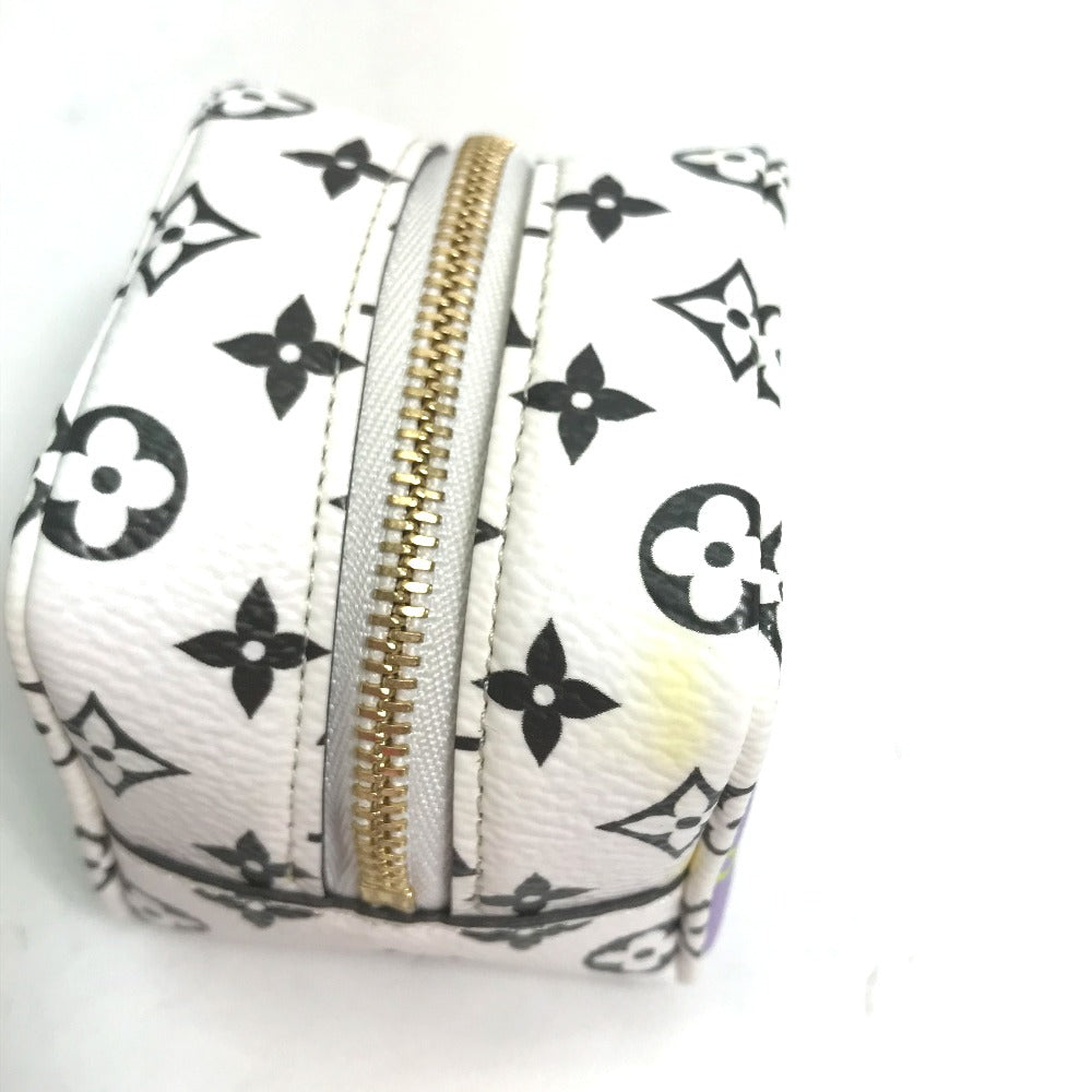LOUIS VUITTON Pouch M67669 Canvas, Giant Monogram yellow Monogram Giant Portomonet Cube Women Used Authentic