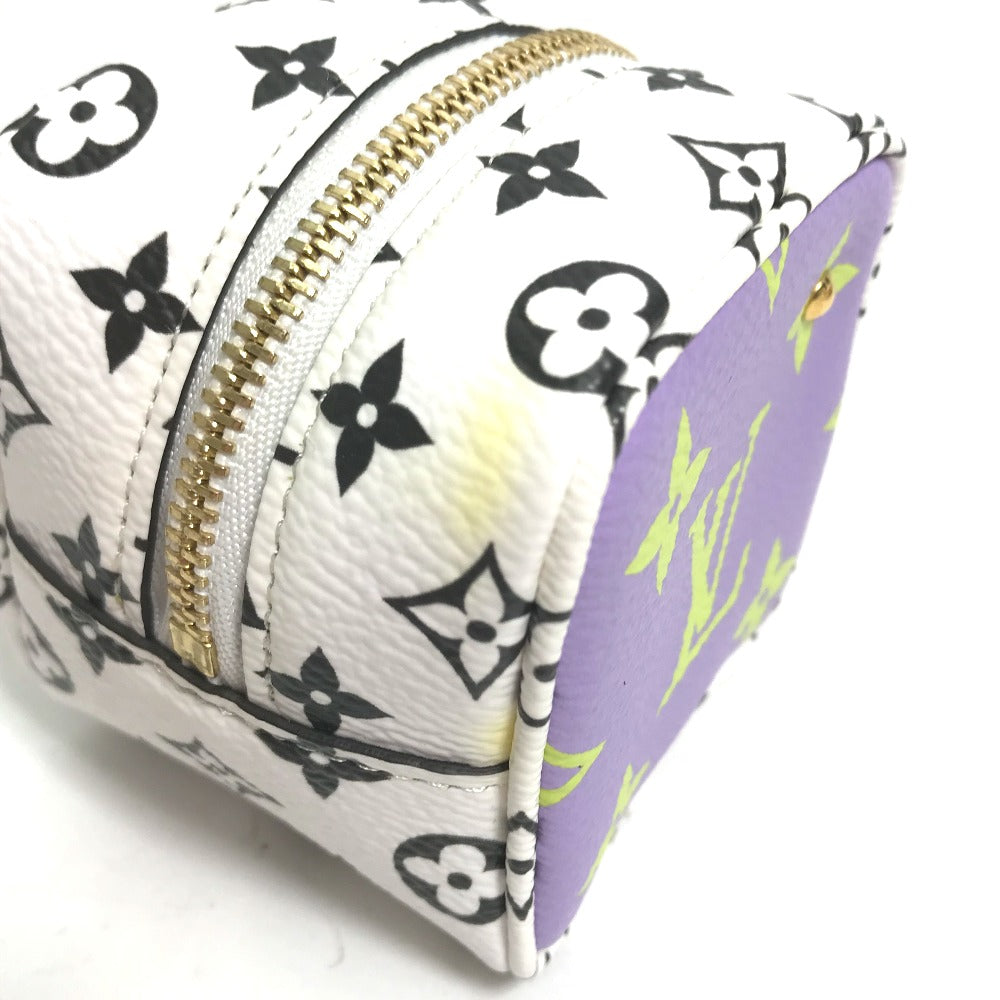 LOUIS VUITTON Pouch M67669 Canvas, Giant Monogram yellow Monogram Giant Portomonet Cube Women Used Authentic