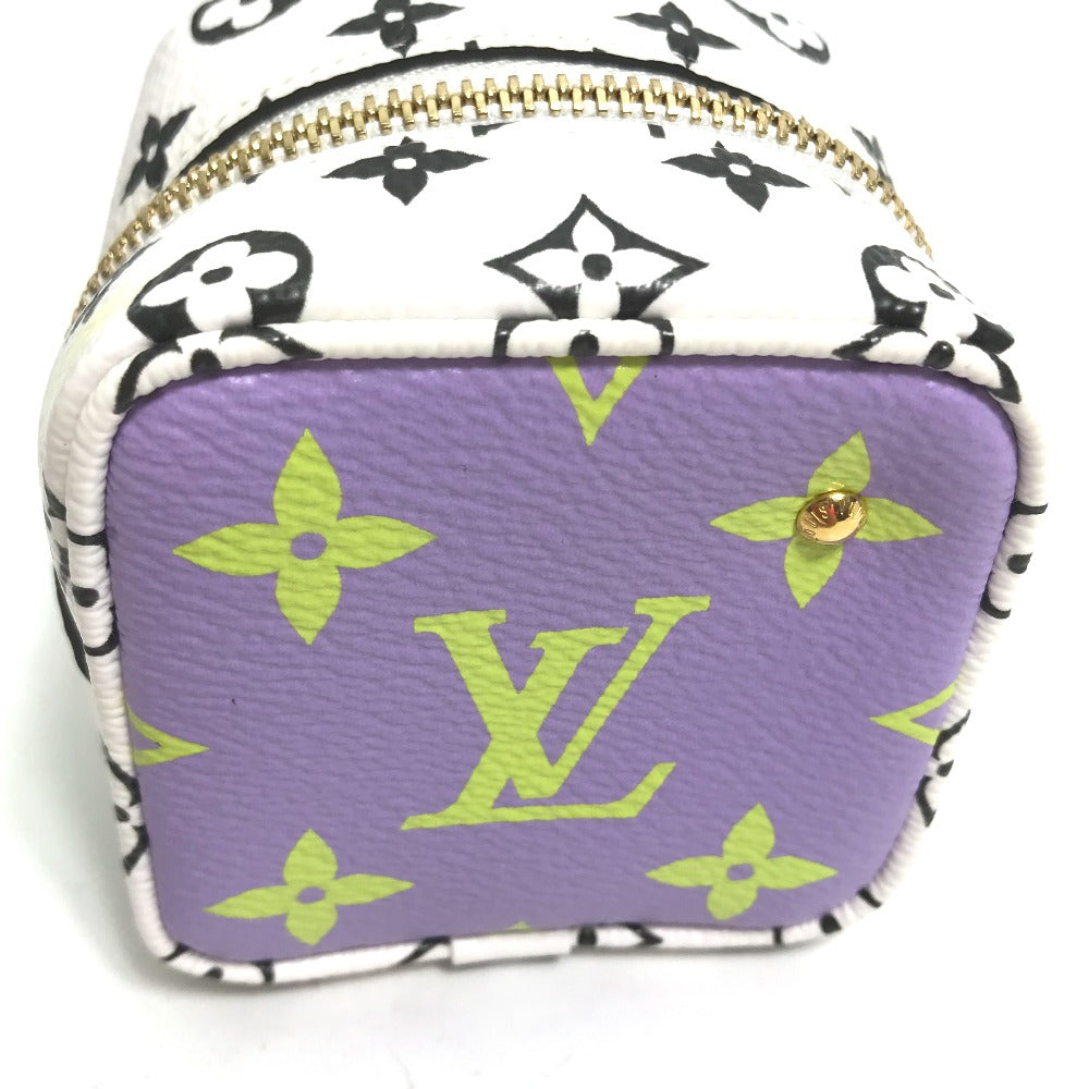 LOUIS VUITTON Pouch M67669 Canvas, Giant Monogram yellow Monogram Giant Portomonet Cube Women Used Authentic