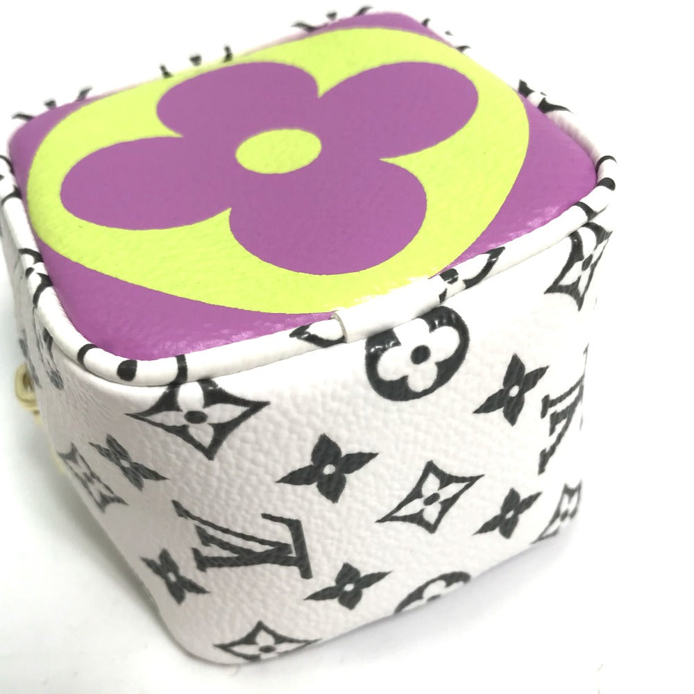 LOUIS VUITTON Pouch M67669 Canvas, Giant Monogram yellow Monogram Giant Portomonet Cube Women Used Authentic