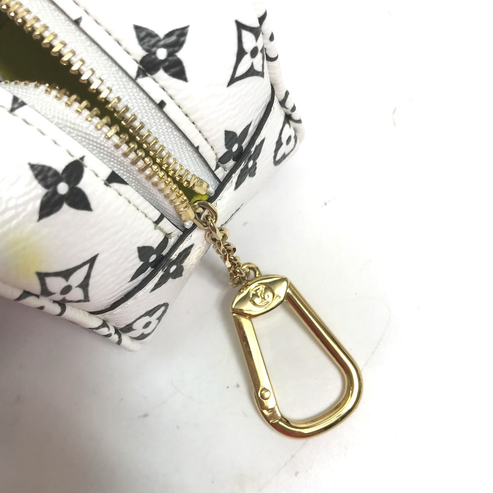 LOUIS VUITTON Pouch M67669 Canvas, Giant Monogram yellow Monogram Giant Portomonet Cube Women Used Authentic