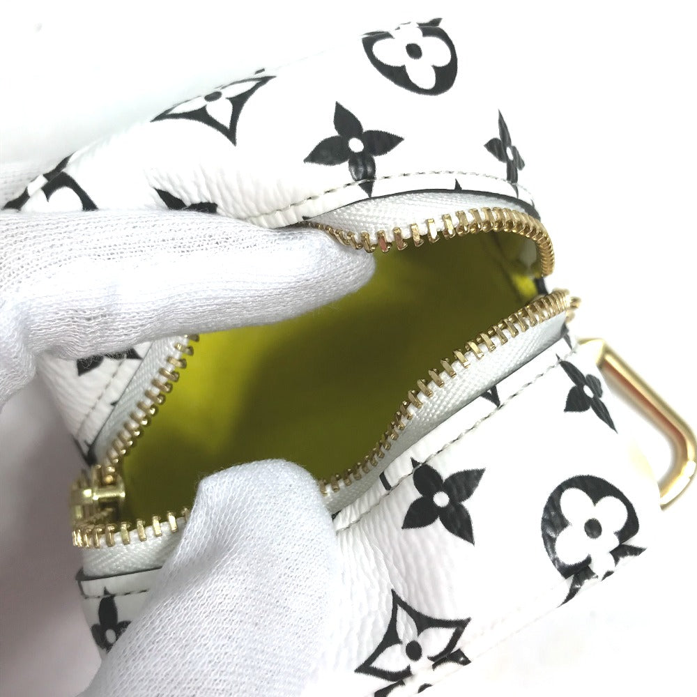 LOUIS VUITTON Pouch M67669 Canvas, Giant Monogram yellow Monogram Giant Portomonet Cube Women Used Authentic