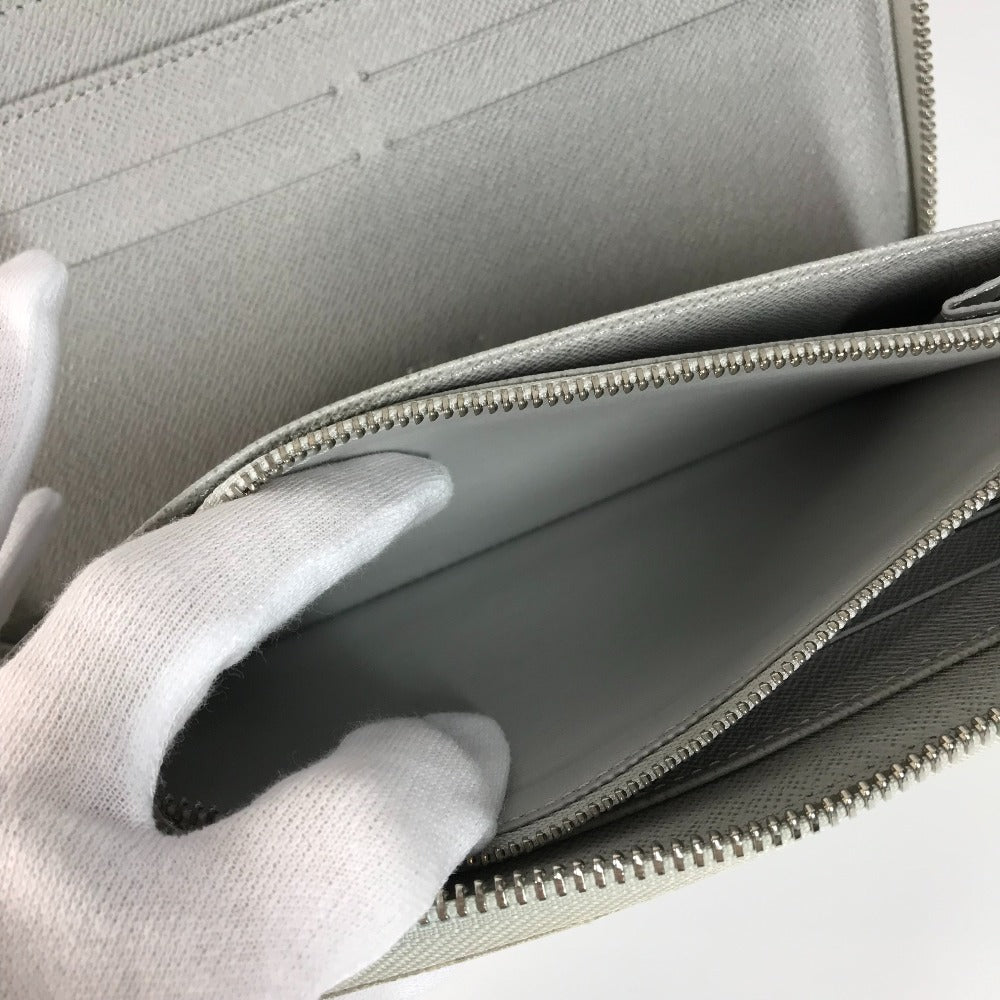 LOUIS VUITTON Long Wallet Purse M67824 Monogram canvas white monogram logo story Zippy Organizer mens Used Authentic